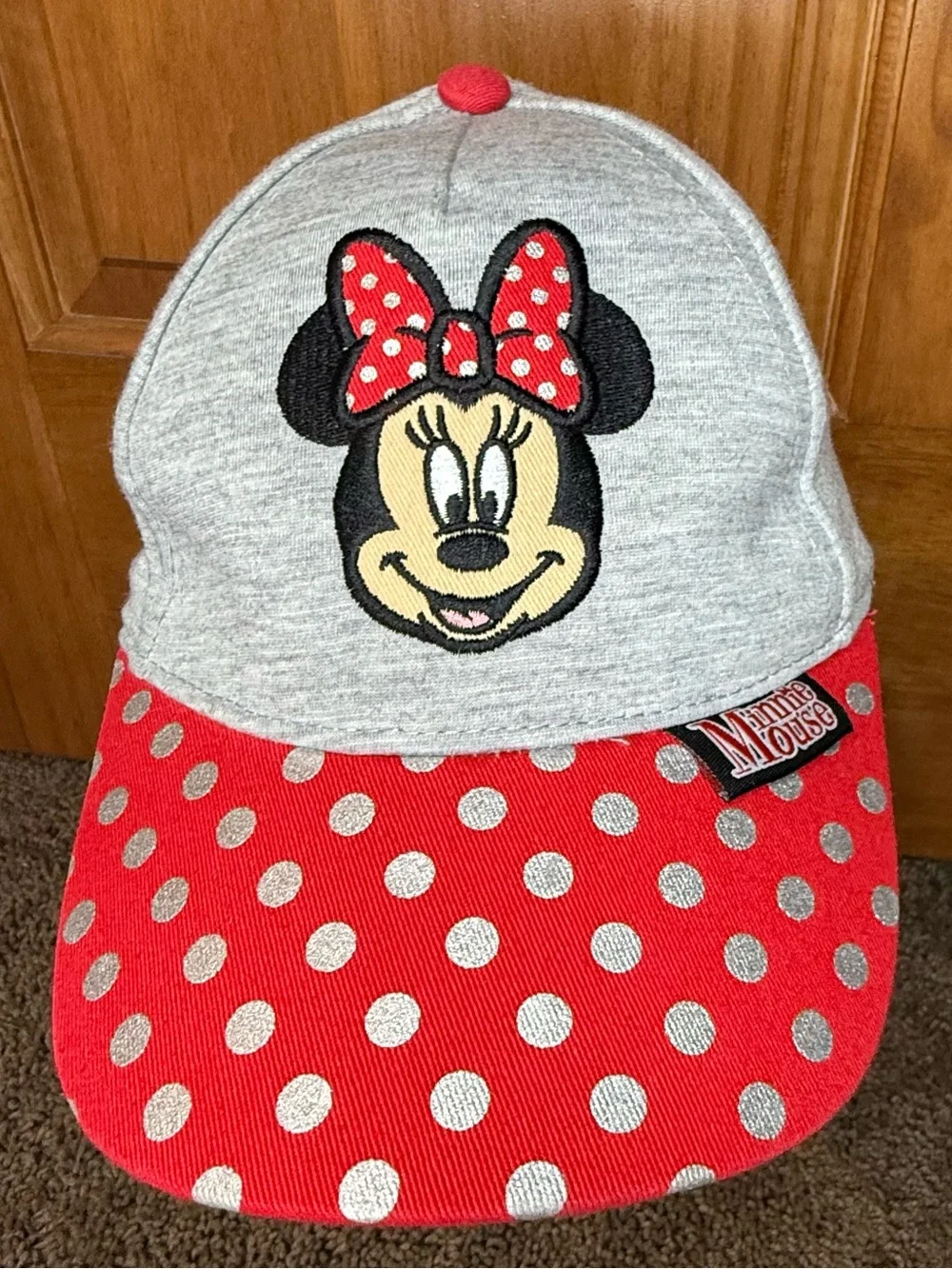 Disney Minnie Mouse baseball hat cap girls